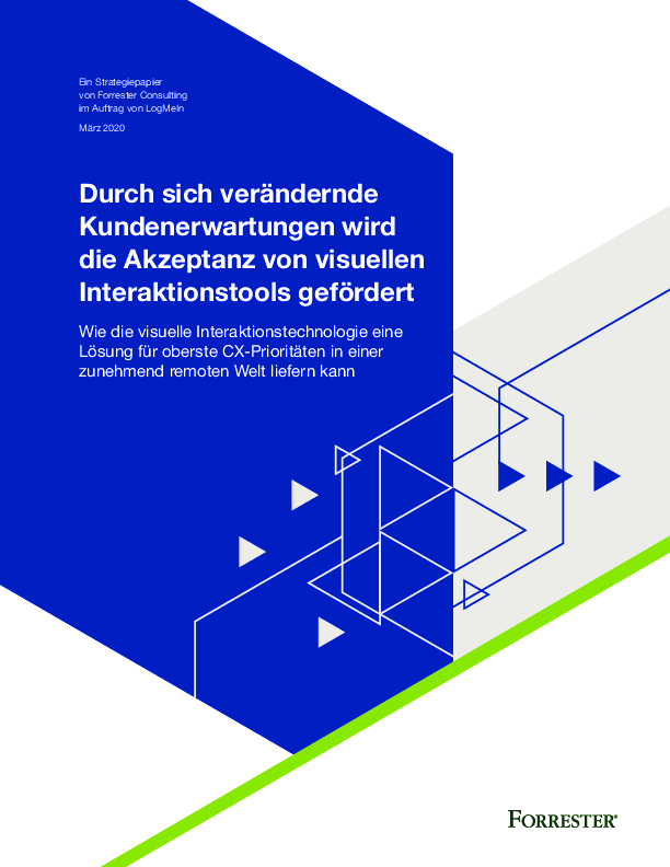 Durch sich verändernde Kundenerwartungen wird die Akzeptanz von visuellen Interaktionstools gefördert