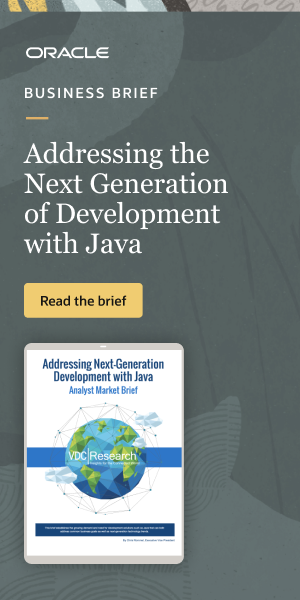 Whitepaper: Addressing the Next Generation of Development with Java