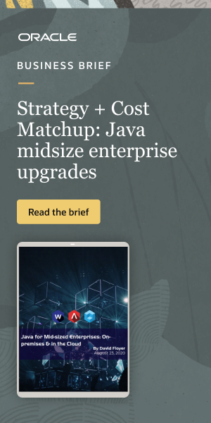 Compare Java mid-size enterprise upgrade strategies; cost savings