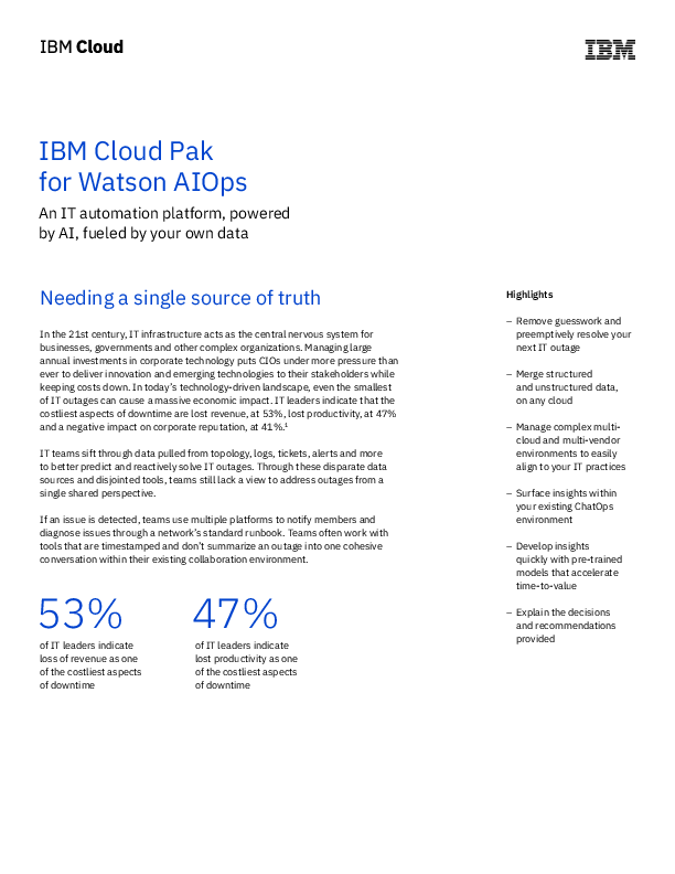 Apply AI to IT operations to maximize efficiency and reduce costs