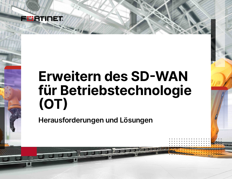 Erweitern des SD-WAN für Betriebstechnologie (OT): Herausforderungen und Lösungen