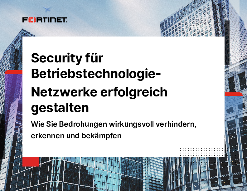 Security für Betriebstechnologie- Netzwerke erfolgreich gestalten