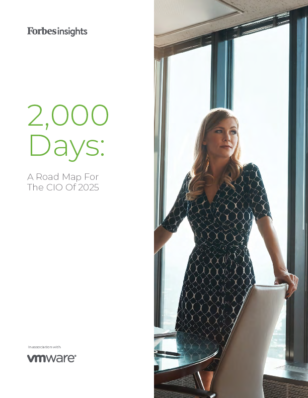 2,000 Days: A Road Map For The CIO Of 2025