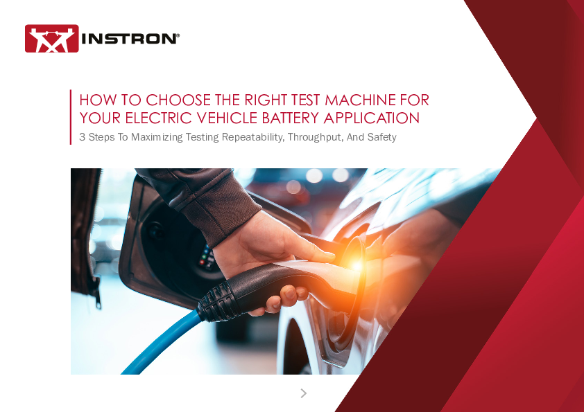 How to chose the right test machine for your electric vehicle battery application