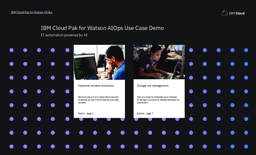 Maximize efficiency with IBM Cloud Pak for Watson AIOps