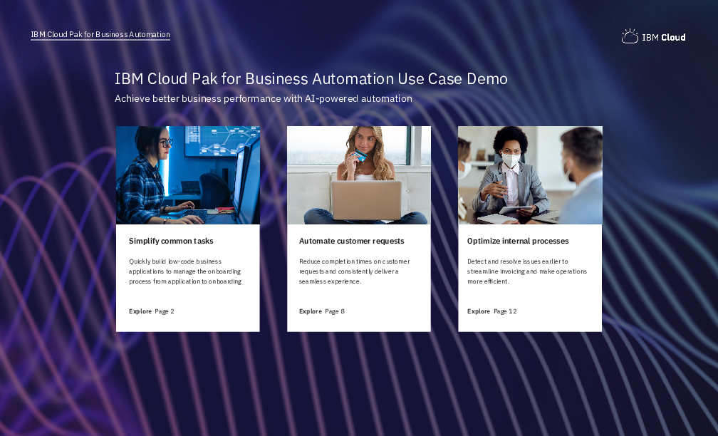 Unlock the power of AI for IT with IBM Cloud Pak for Business Automation