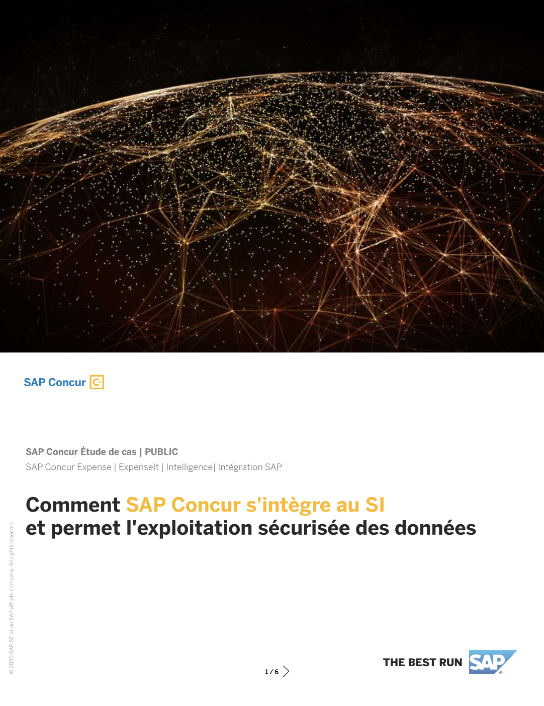 Comment SAP Concur s'intègre au SI et permet l'exploitation sécurisée des données 