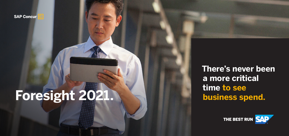 Foresight 2021. There's never been a more critical time to see business spend.