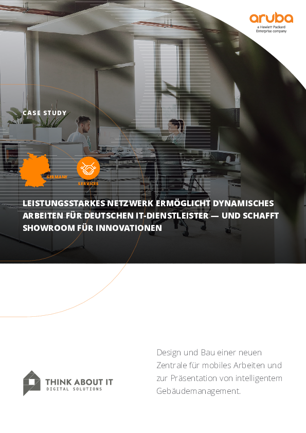 LEISTUNGSSTARKES NETZWERK ERMÖGLICHT DYNAMISCHES ARBEITEN FÜR DEUTSCHEN IT-DIENSTLEISTER — UND SCHAFFT SHOWROOM FÜR INNOVATIONEN