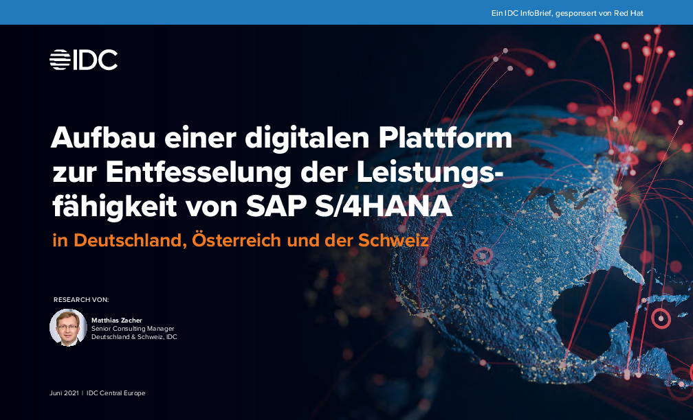 Aufbau einer digitalen Plattform zur Entfesselung der Leistungsfähigkeit von SAP S/4HANA - in Deutschland, Österreich und der Schweiz