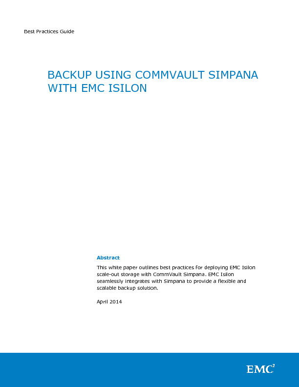 Thumb original h13077 wp isilon backup using commvault bestpractices