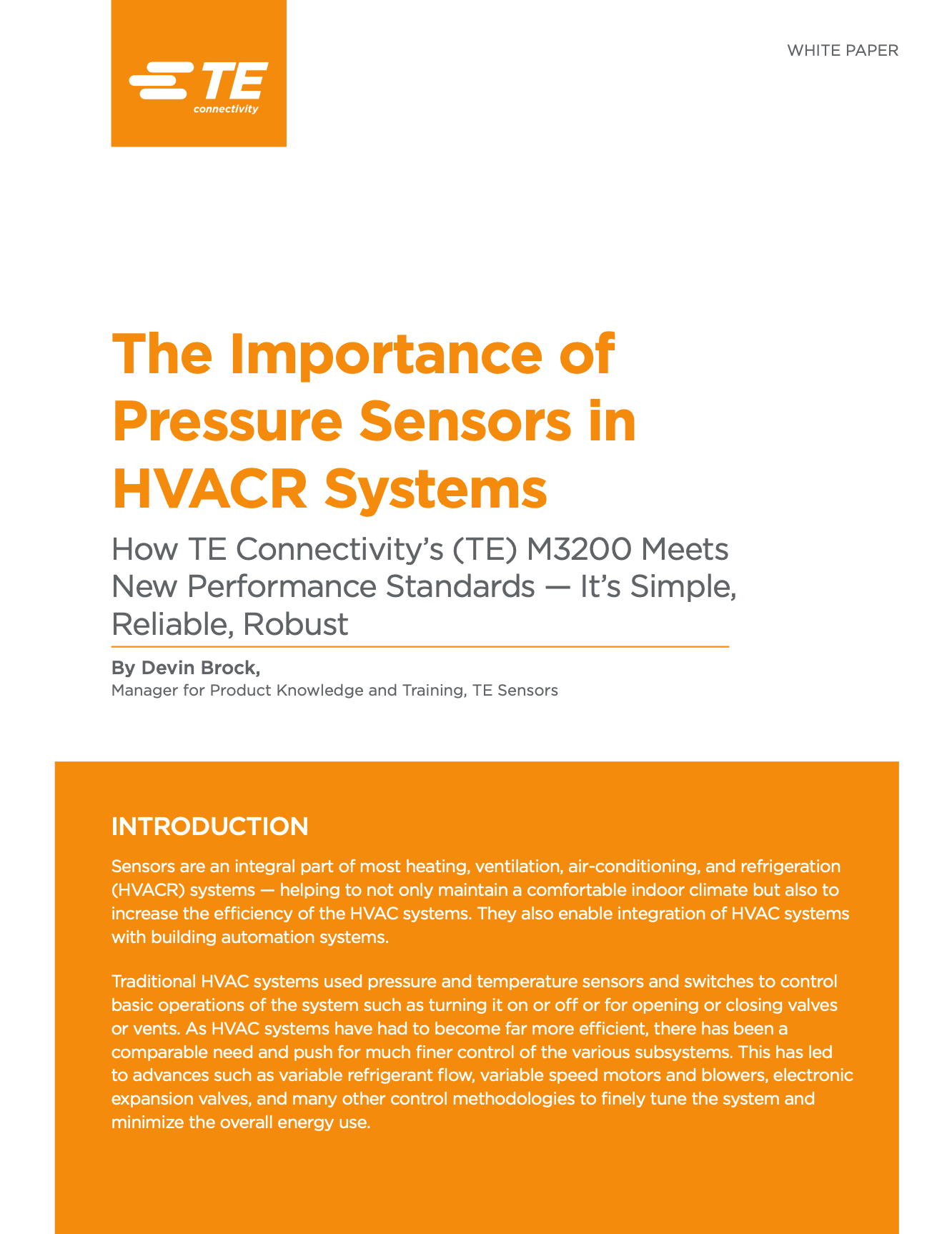 The Importance of Pressure Sensors in HVACR Systems