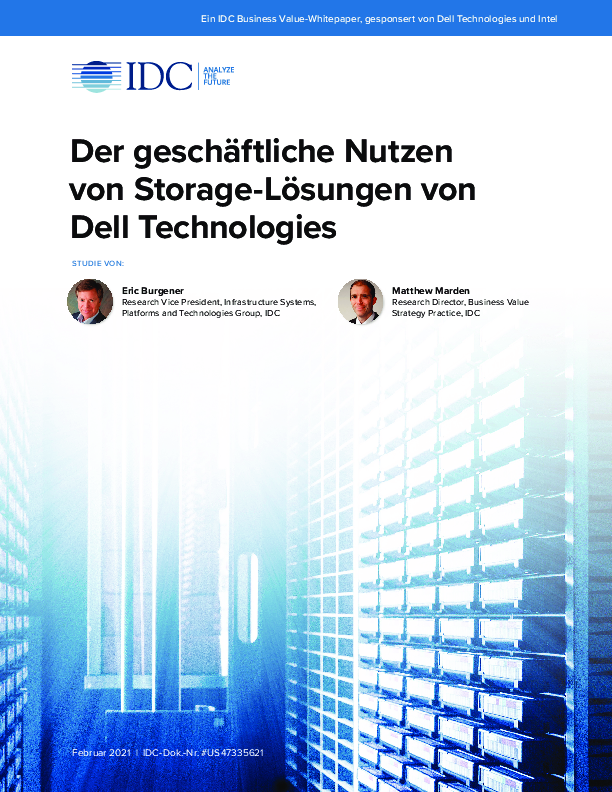 Der geschäftliche Nutzen von Storage-Lösungen von Dell Technologies