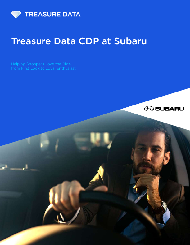 Treasure Data CDP at Subaru