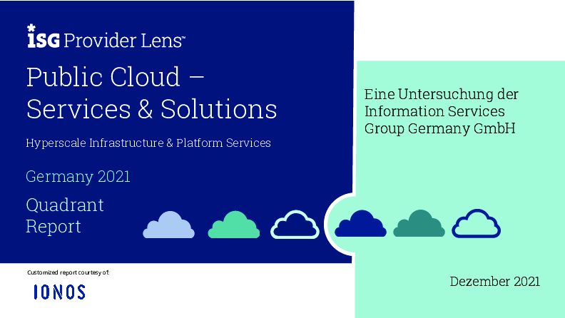 ISG Provider Lens™: Public Cloud – Services & Solutions 2021