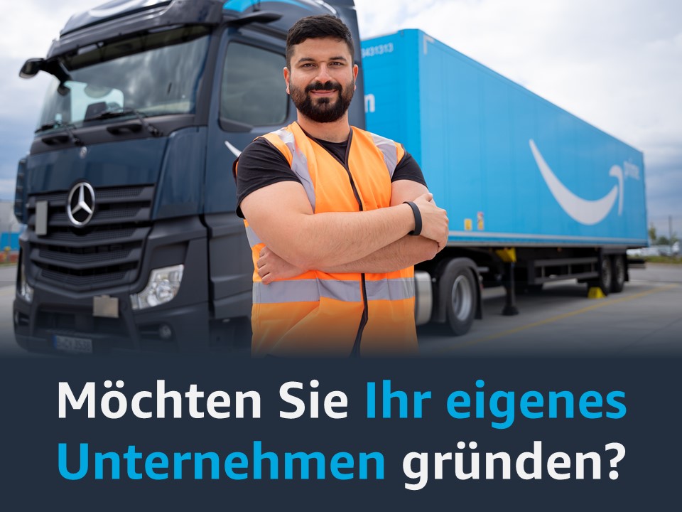 Starten Sie Ihr eigenes Unternehmen als Amazon Freight Partner