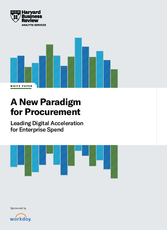 Harvard Business Review Analytic Services: A New Paradigm for Procurement - Leading Digital Acceleration for Enterprise Spend