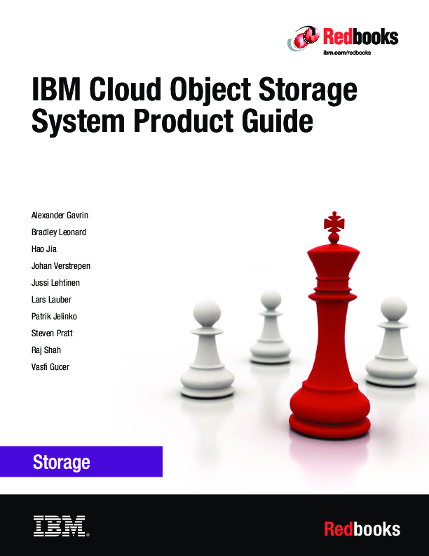 IBM Cloud Object Storage System Product Guide