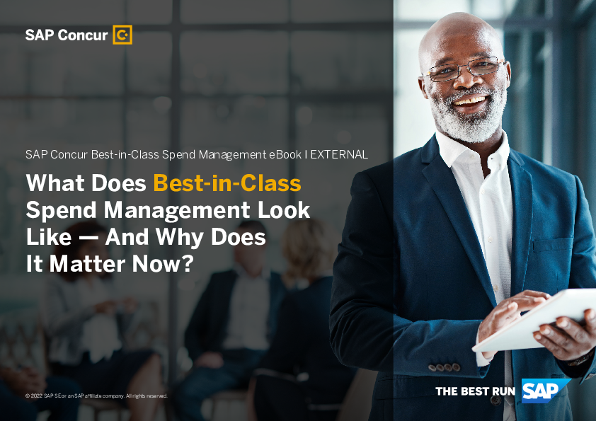 What does best-in-class spend management look like - and why does it matter now?