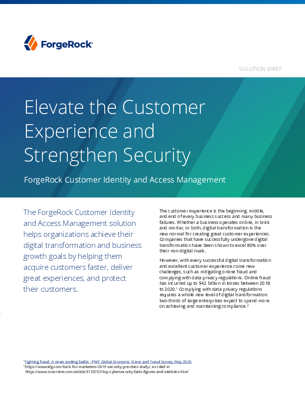 Elevate the Customer Experience and Strengthen Security