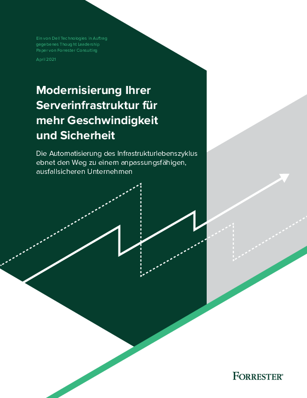 Modernisierung Ihrer  Serverinfrastruktur für  mehr Geschwindigkeit  und Sicherheit