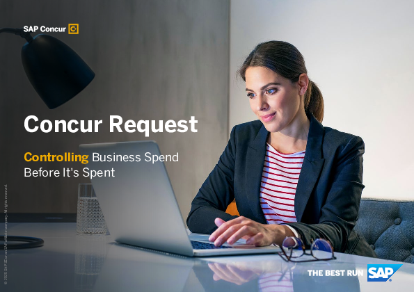 Concur Request Controlling Business Spend Before It's Spent