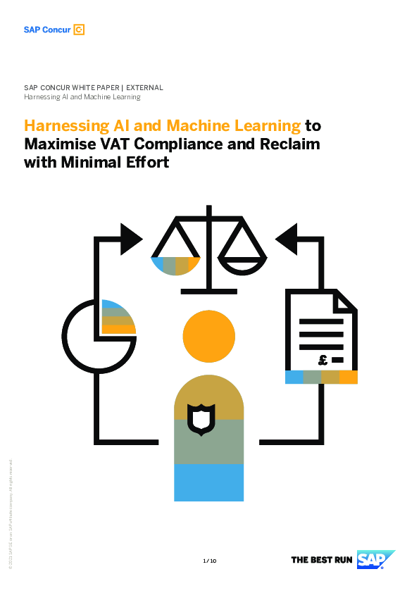 Harnessing AI and Machine Learning to Maximise VAT Compliance and Reclaim with Minimal Effort