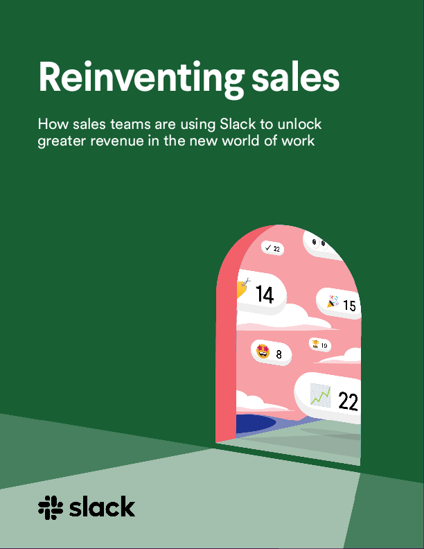 Reinventing sales