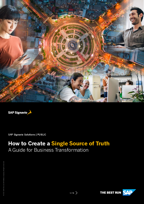 How to Create a Single Source of Truth: A Guide for Business Transformation 