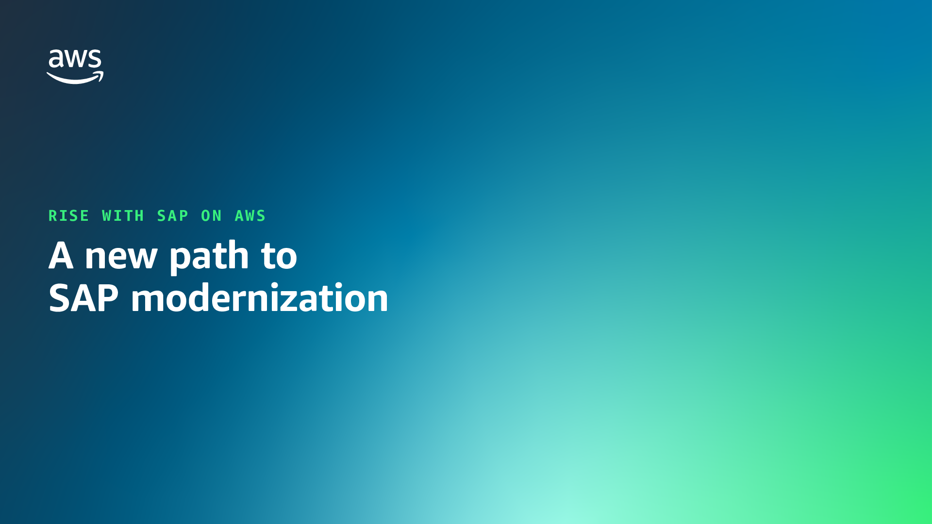 A new path to SAP modernization