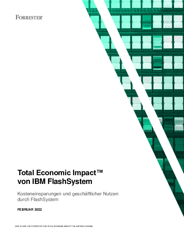 Total Economic Impact™ von IBM FlashSystem