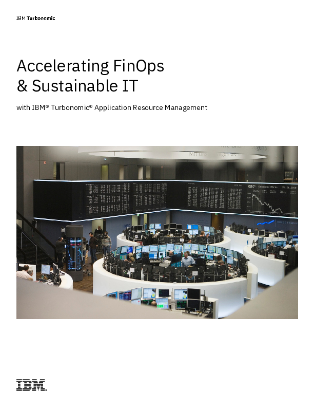 Accelerating FinOps & Sustainable IT