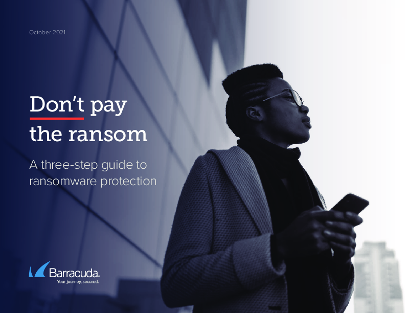 Don’t pay the ransom