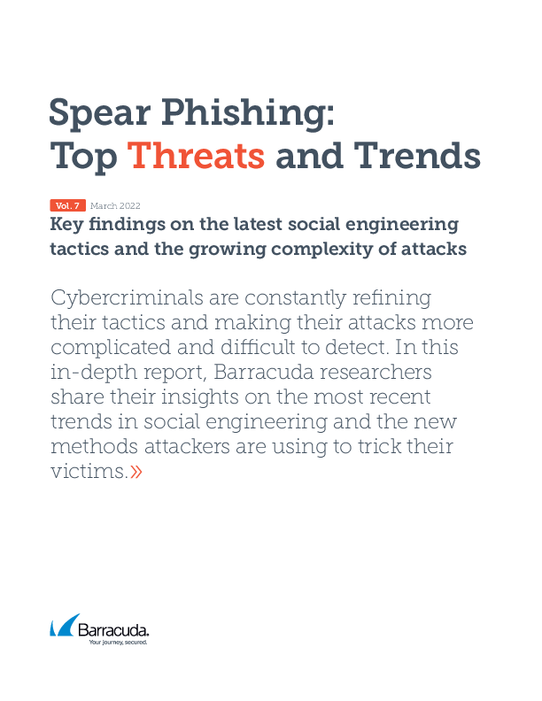 Spear Phishing: Top Threats and Trends