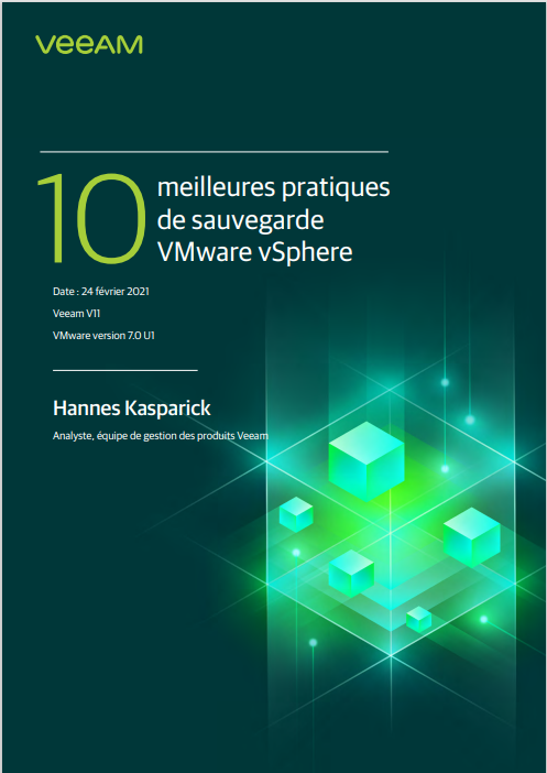 10 meilleures pratiques  de sauvegarde  VMware vSphere