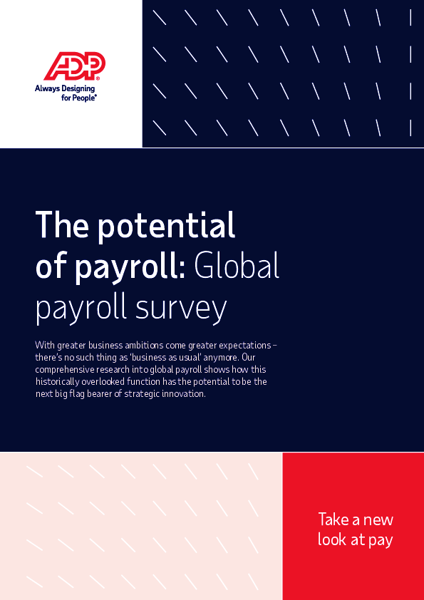 The potential of payroll: Global payroll survey