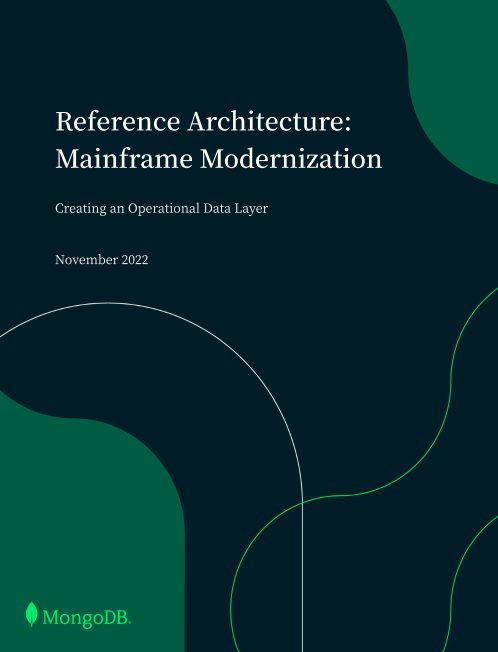 Reference Architecture: Mainframe Modernization