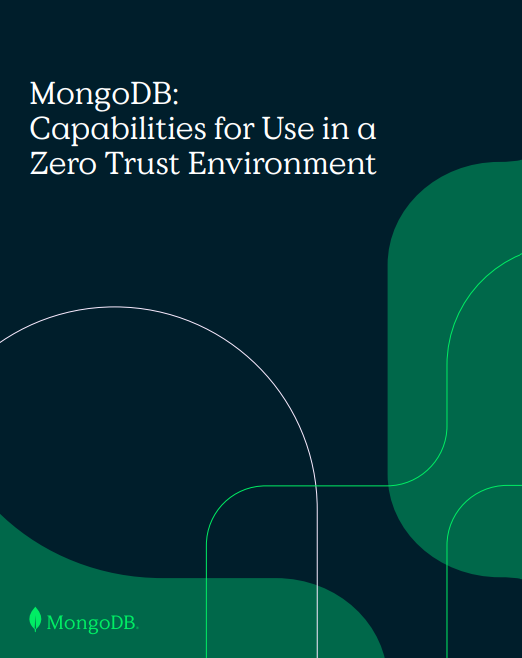 MongoDB: Capabilities for Use in a Zero Trust Environment