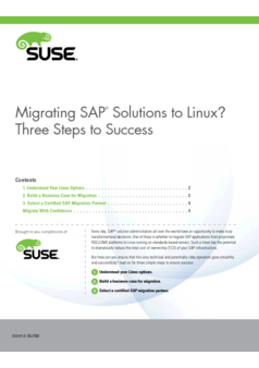 Thumb migrating sap solutions