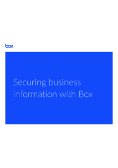 Thumb ebook securing business information with box