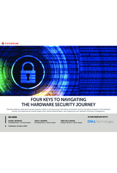 FOUR KEYS TO NAVIGATING THE HARDWARE SECURITY JOURNEY