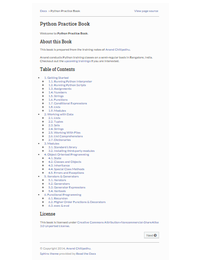 Python Practice Book