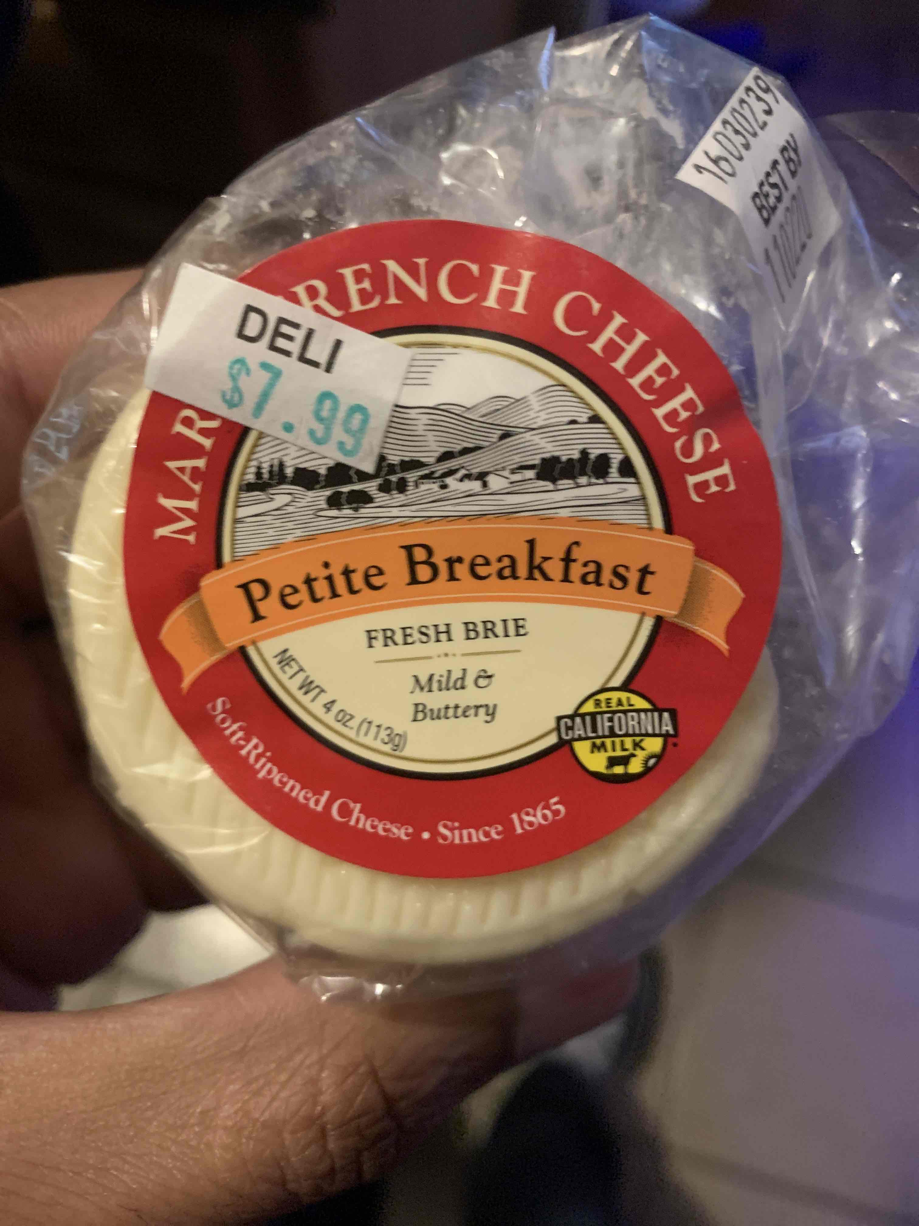 Marin French Cheese Petite Breakfast Fresh Brie