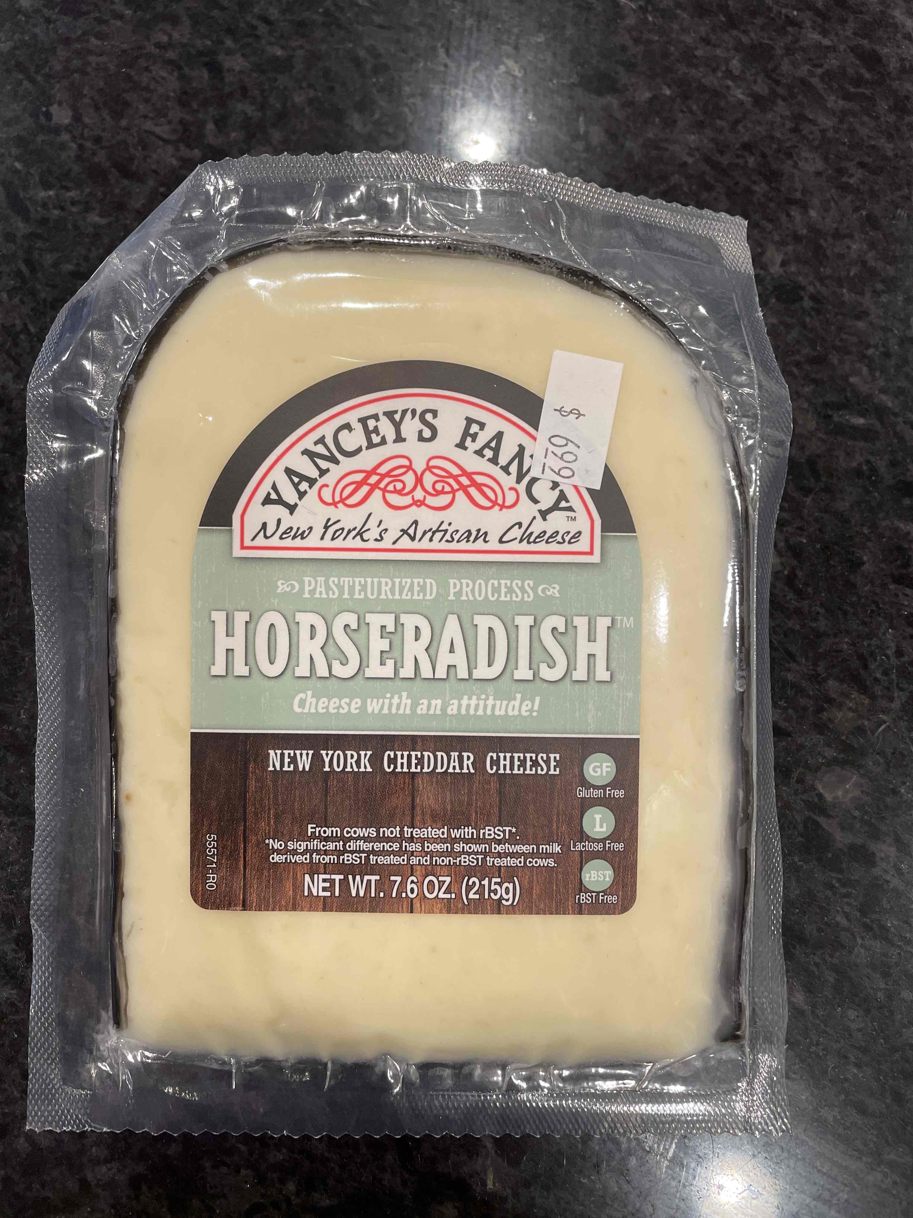 horseradish new york cheddar cheese