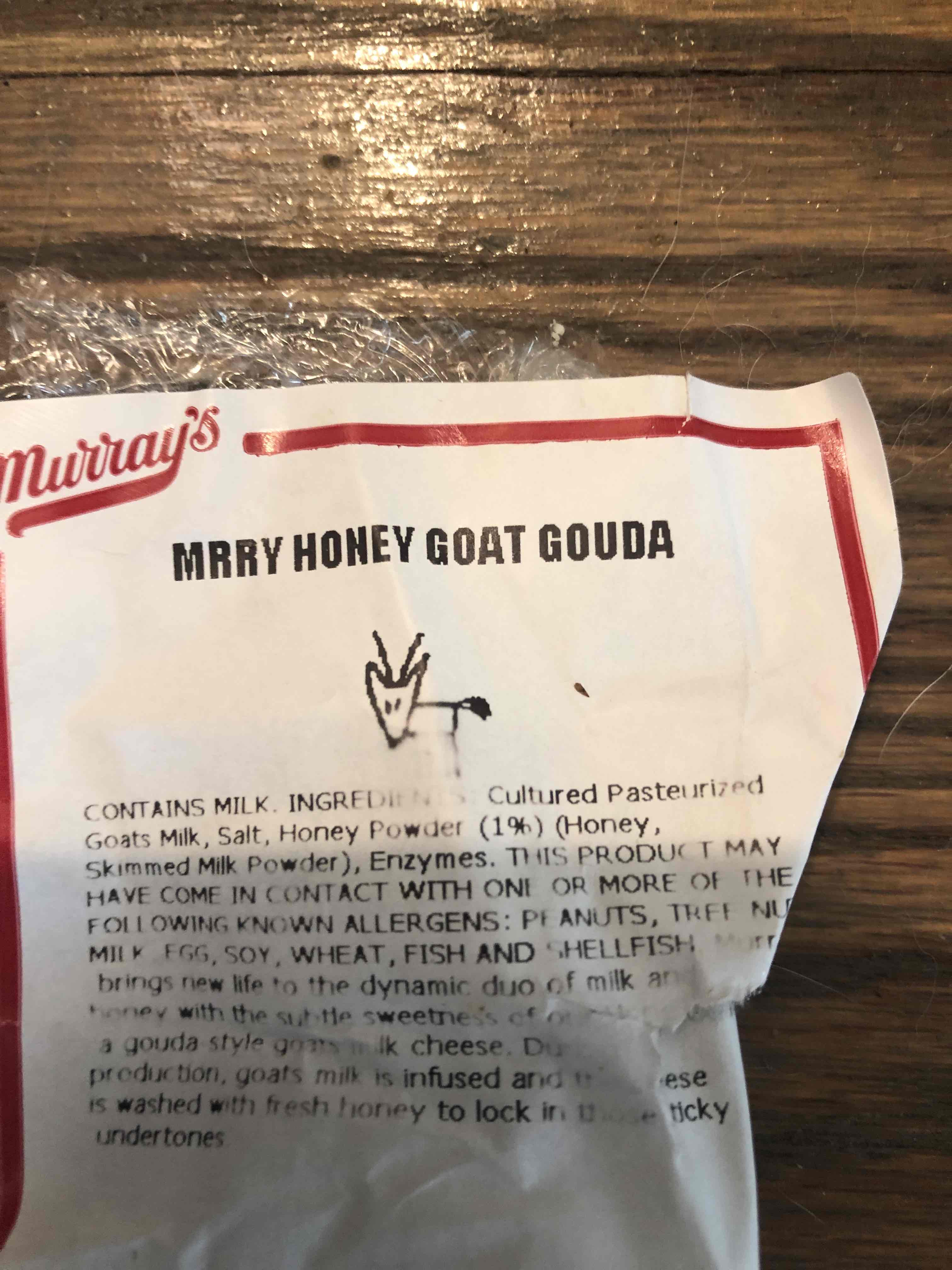 Murray’s Honey Goat Gouda