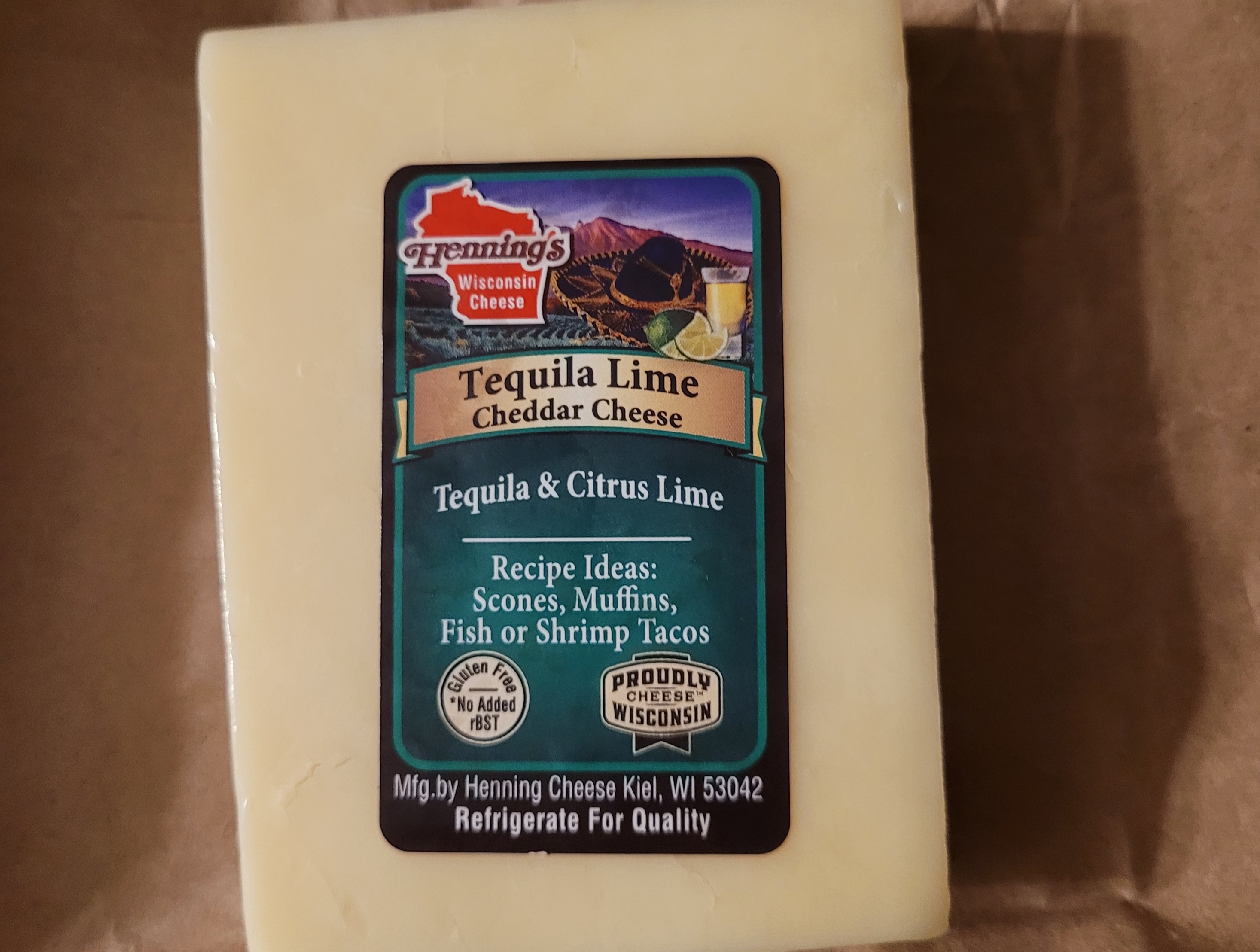 Hennings Tequila Lime Cheddar