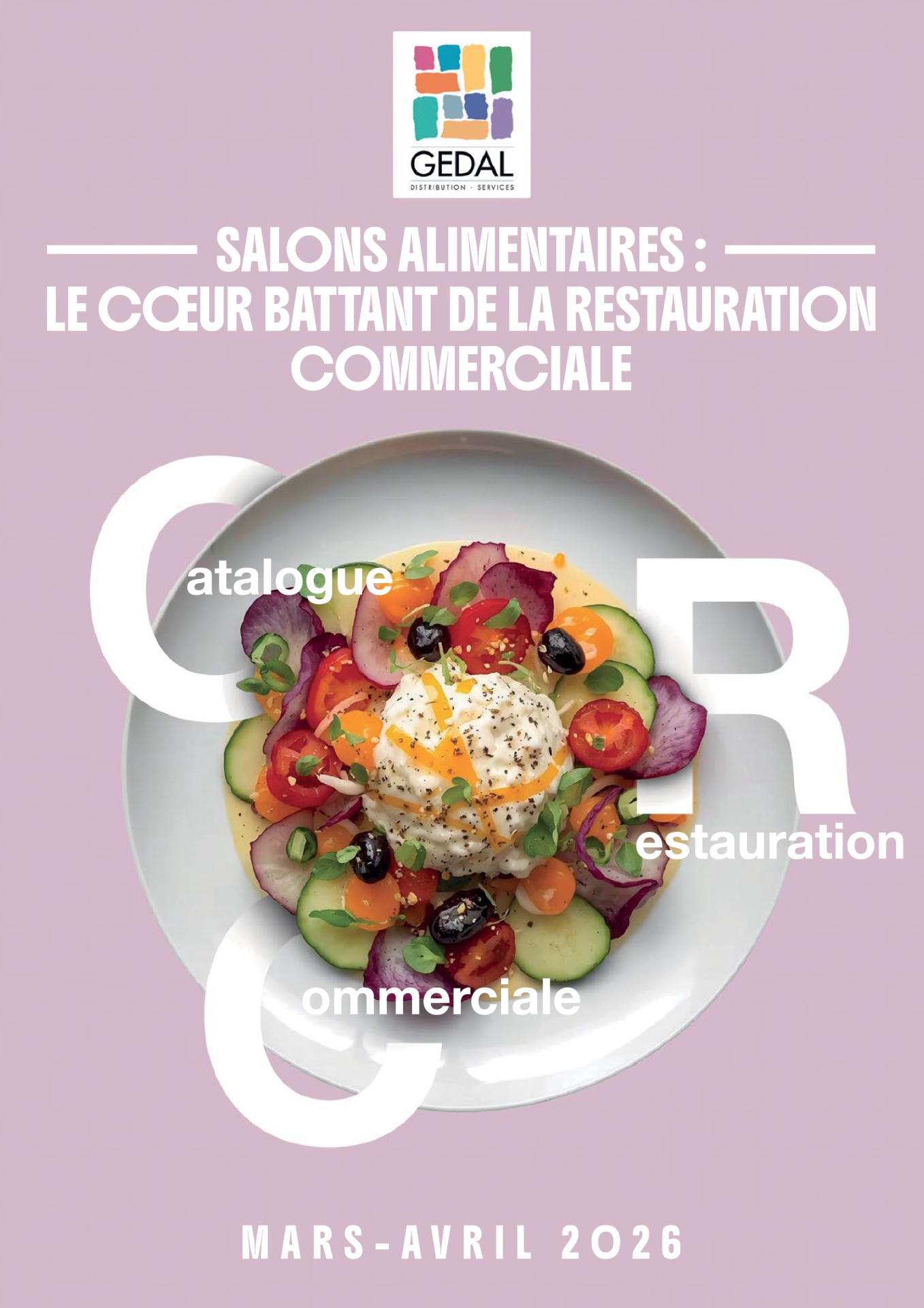 CATALOGUE RESTAURATION COMMERCIALE GEDAL MARS-AVRIL 2026
