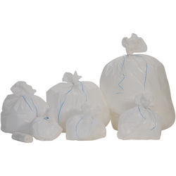 Housse de conteneur noire 240L 45µ rouleau de 10 sacs