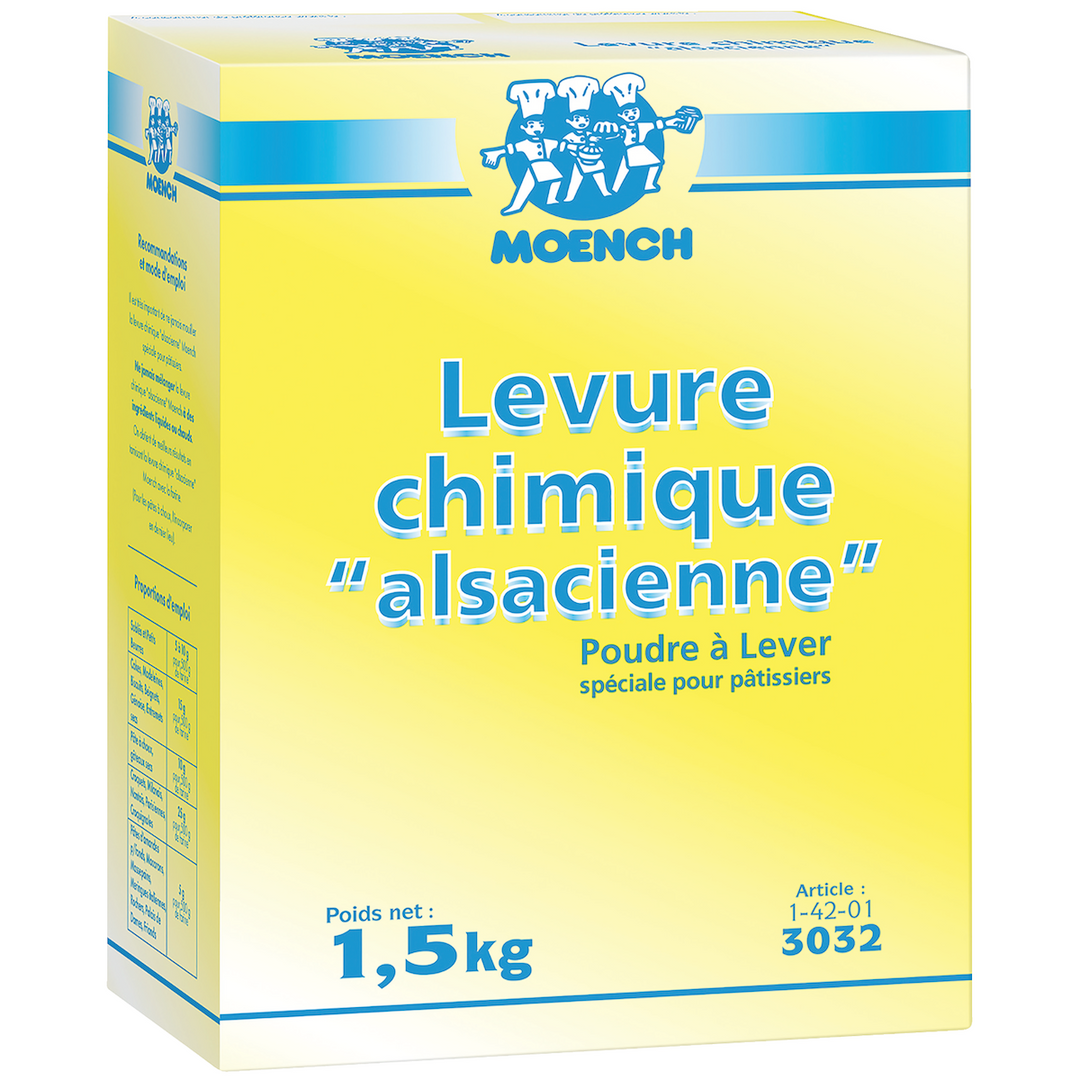 LEVURE CHIMIQUE ETUI 1.5 KG INGRÉDIENTS PATISSERIE