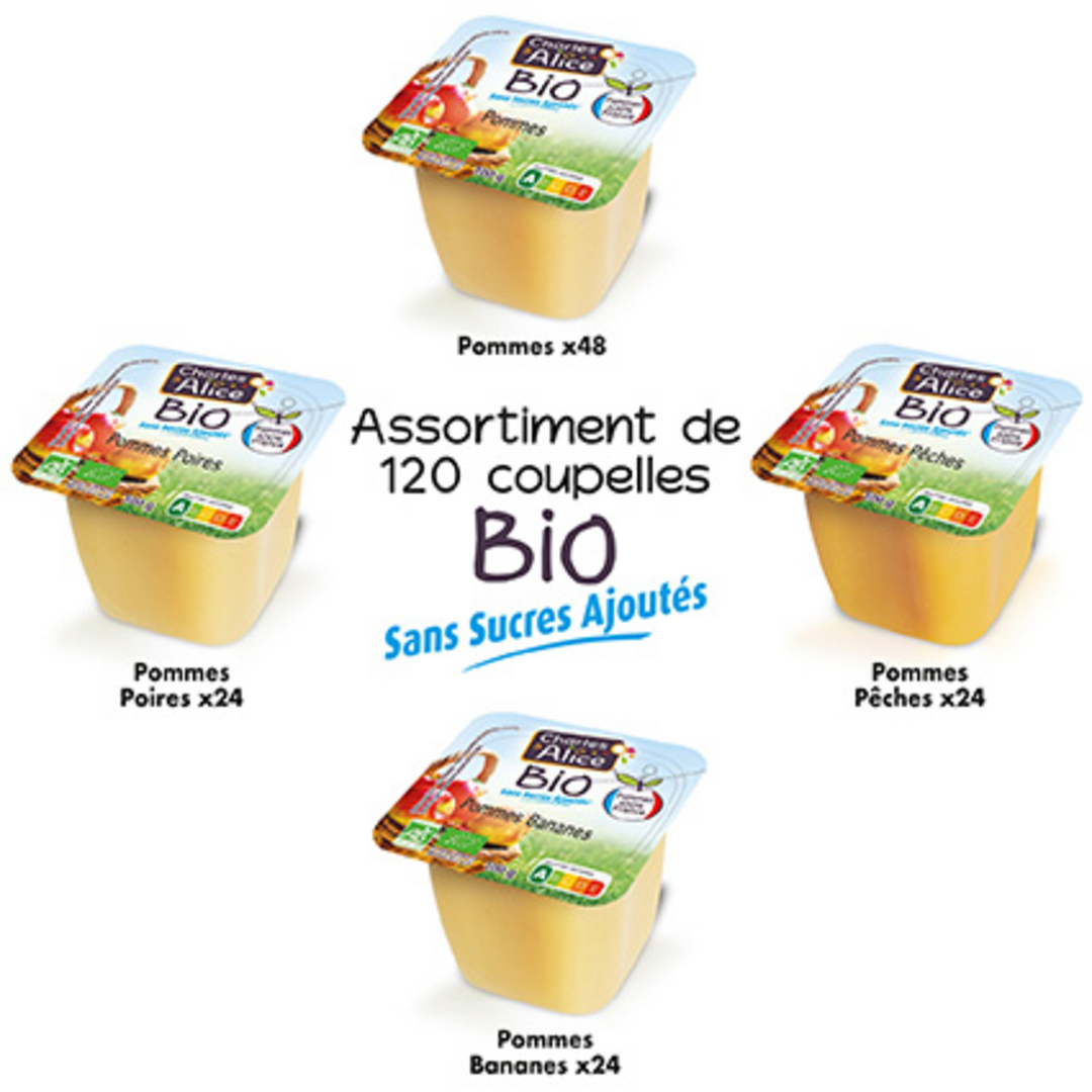 CARTON ASSORTI 4 PARF BIO SSA - 100 % FRANCE - COUPELLE PLASTIQUE